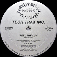 Load image into Gallery viewer, Tech Trax Inc.* : Feel The Luv (12&quot;)