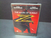 Load image into Gallery viewer, The Mask of Zorro DVD Antonio Banderas, Anthony Hopkins, Catherine Zeta-Jones