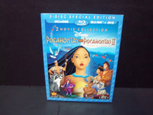 Load image into Gallery viewer, Pocahontas / Pocahontas II Journey To A New World Authentic Disney Blu-ray + DVD