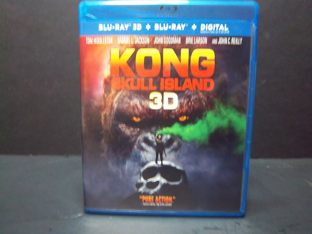 Kong: Skull Island (3D Blu-ray + Blu-ray) Tom Hiddleston, Samuel L Jackson