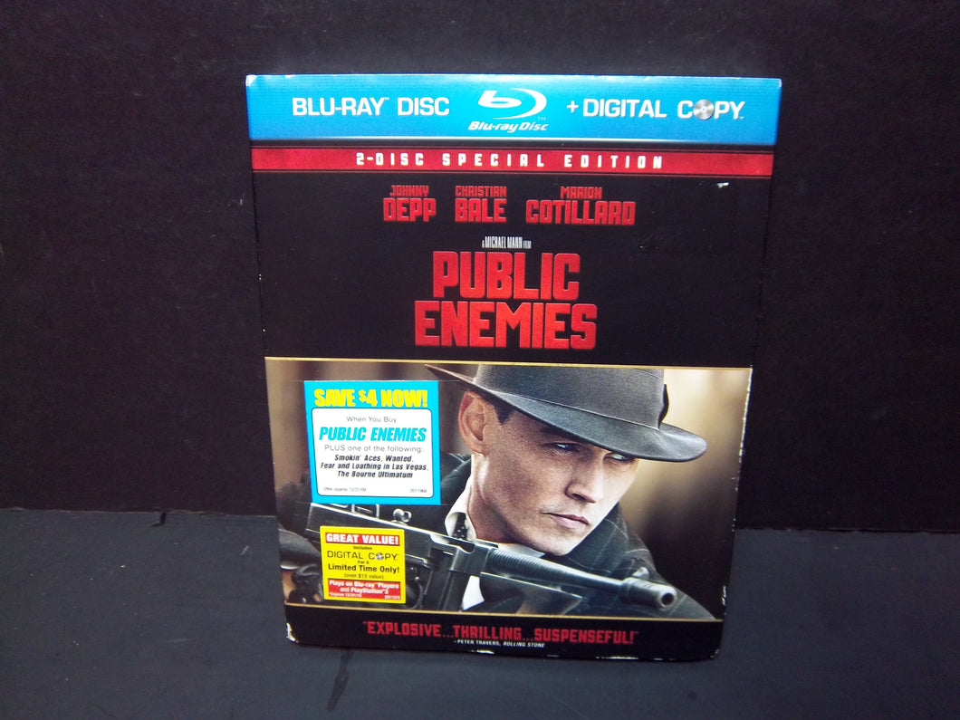 Public Enemies (Blu-ray 2-Disc Special Edition) Johnny Depp - Brand New & Sealed