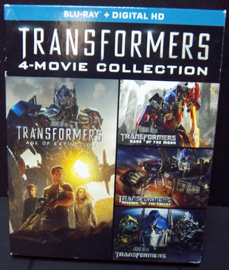 Transformers 4-Movie Collection (Blu-ray 4-Disc Set) Shia LaBeouf, Mark Wahlberg