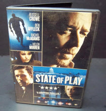 Load image into Gallery viewer, State of Play (DVD) Russell Crowe, Rachel McAdams, Ben Affleck - Free US Ship