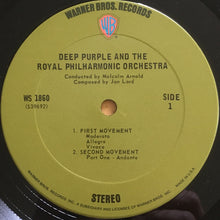 Load image into Gallery viewer, Deep Purple, The Royal Philharmonic Orchestra, Malcolm Arnold : Concerto For Group And Orchestra (LP, Album, RE, Ter)