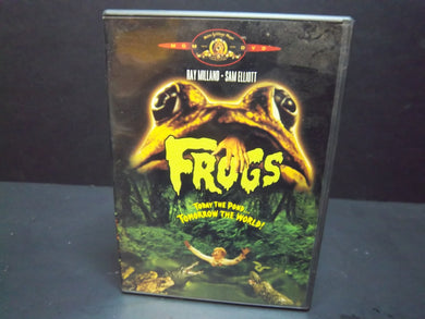 Frogs 1972 (2000 DVD) Ray Milland, Sam Elliott, Joan Van Ark - Rare & OOP Horror