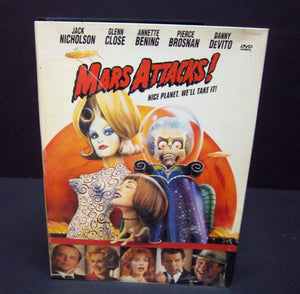 Mars Attacks (Rare & OOP Snapcase DVD) Jack Nicholson, Sarah Jessica Parker