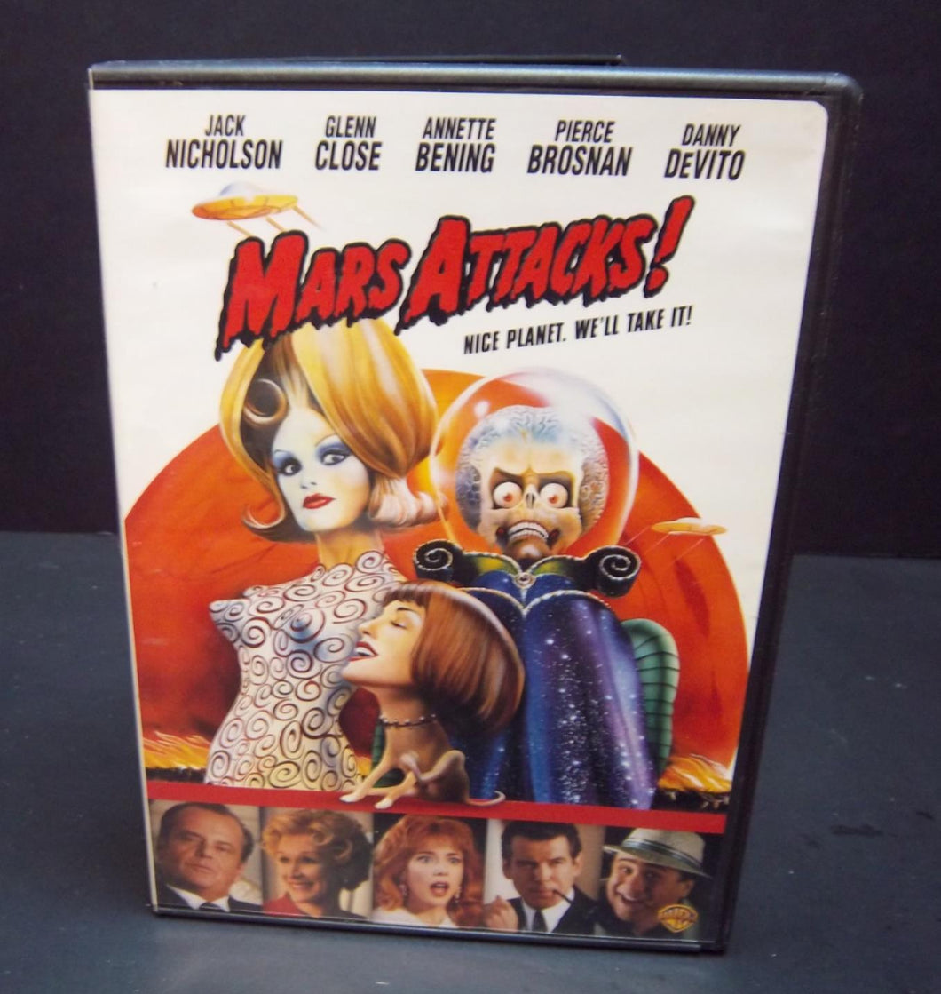 Mars Attacks (DVD)  Jack Nicholson, Pierce Brosnan, Sarah Jessica Parker