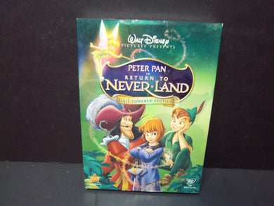 Disney's Return to Never Land (Pixie Powered Collector Edition DVD) New&Sealed!