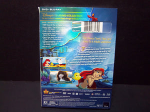 Disney's The Little Mermaid (Blu-ray + DVD 2-Disc Set) Diamond Ed. New & Sealed!