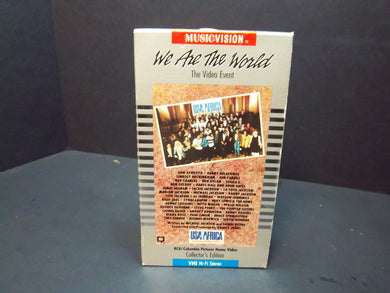 We Are the World - The Video Event (1985 VHS) Tom Petty, Michael Jackson