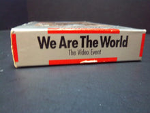 Load image into Gallery viewer, We Are the World - The Video Event (1985 VHS) Tom Petty, Michael Jackson