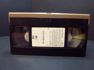 All About Eve  (1979 VHS) Bette Davis, Anne Baxter, George Sanders -Free US Ship