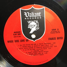 Load image into Gallery viewer, Charles Boyer : Where Does Love Go (LP, Album, Mono)