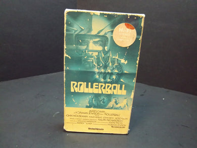 Rollerball (1981 VHS) James Caan, John Houseman, Maud Adams - Free US Shipping!!