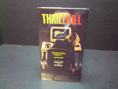 Thrillkill (1987 VHS) Robin Ward, Gina Massey, Laura Robinson - Free US Ship!