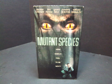 Mutant Species (1995 VHS) Leo Rossi, Ted Prior, Denise Crosby - Free US Ship!