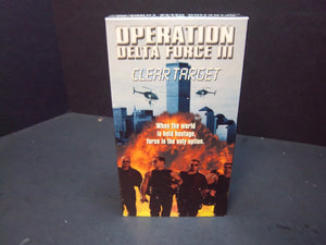 Operation Delta Force 3: Clear Target (1998 VHS) Jim Fitzpatrick, Bryan Genesse