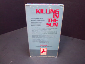 Killing in the Sun (1988 VHS) Michel Constantin, Marcel Bozzuffi, Angelo Infanti