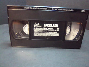 Backlash (1988 VHS) David Argue, Gia Carides, Lydia Miller - Free US Shipping!