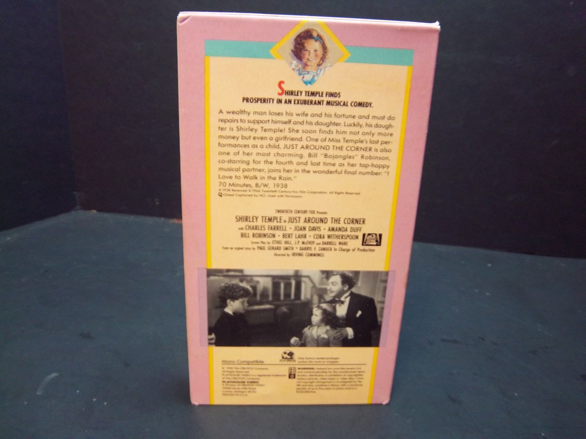 Just Around the Corner 1938 (1988 VHS) Shirley Temple