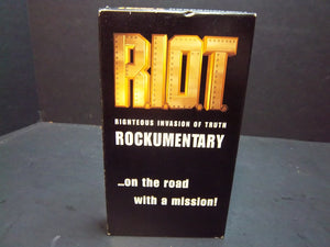 R.I.O.T. Righteous Invasion Of Truth (VHS) Carman Ministries - Free US Ship!!