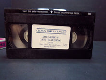 Load image into Gallery viewer, Mr. Moto&#39;s Last Warning 1939 (VHS) Peter Lorre, Ricardo Cortez, Virginia Field