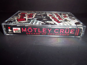 Motley Crue - Decade Of Decadence - Cassette Tape - Play Tested