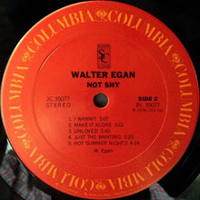 Load image into Gallery viewer, Walter Egan : Not Shy (LP, Album, San)