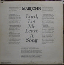 Load image into Gallery viewer, Marijohn Wilkin : Lord, Let Me Leave A Song (LP, Album)