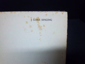 I Come Singing by H Thompson Rich © 1926 - A Book of Songs and Poems