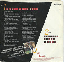 Load image into Gallery viewer, Huey Lewis &amp; The News : I Want A New Drug (7", Single, Styrene, Car)