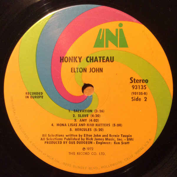 Buy Elton John : Honky Château (LP, Album, Pin) Online for a great price –  Media Mania of Stockbridge