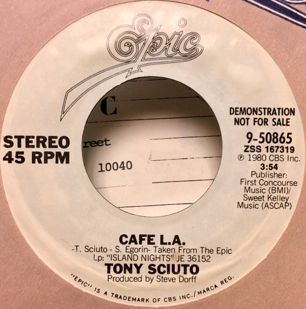 Tony Sciuto : Cafe L.A. (7