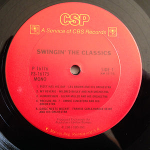 Various : Swingin' The Classics (3xLP, Comp, Mono + Box)