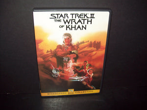 Star Trek II The Wrath of Khan - DVD - William Shatner, Leornard Nimoy NEAR MINT