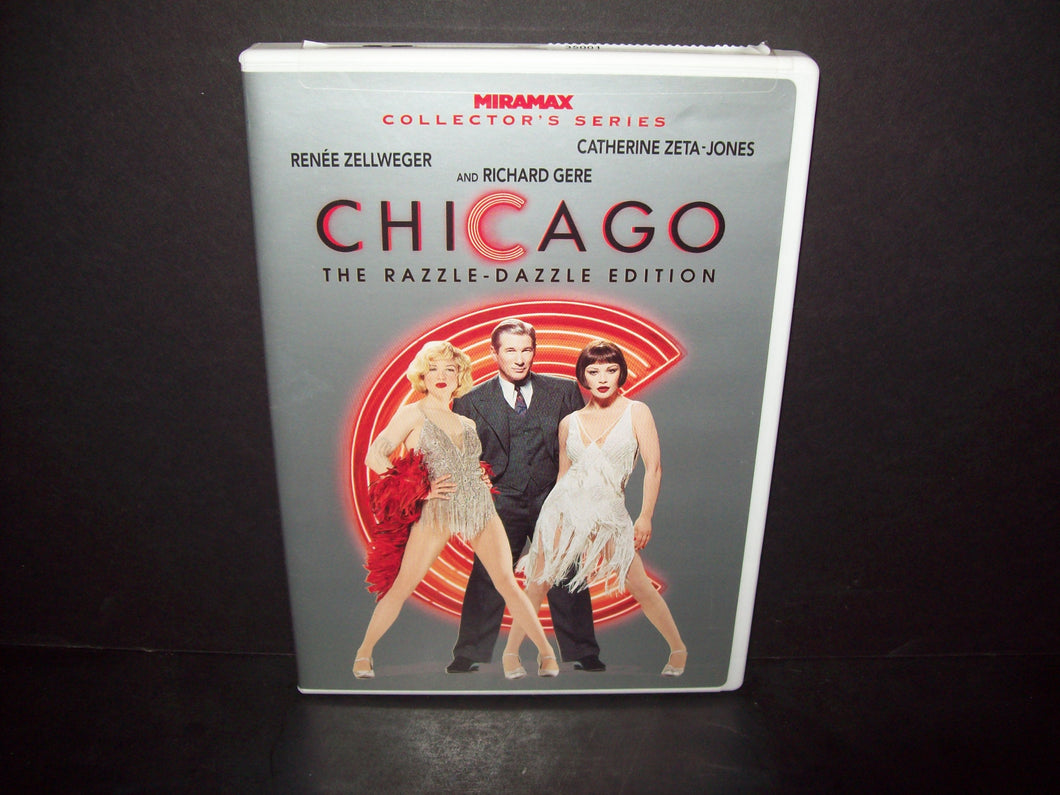 Chicago - DVD - 2 Disc Razzle Dazzle Edition  Richard Gere Renee Zellweger MINT!