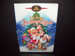 An All Dogs Christmas Carol - DVD - Stephen Weber - Ernest Borgnine MINT DISC!