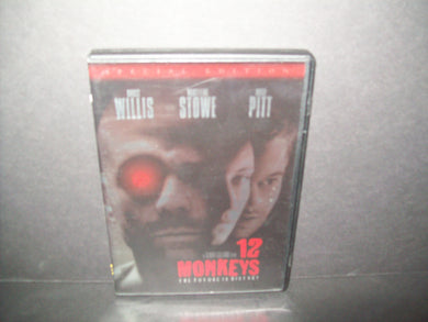 12 Monkeys - Special Edition DVD - Bruce Willis - Brad Pitt - MINT!