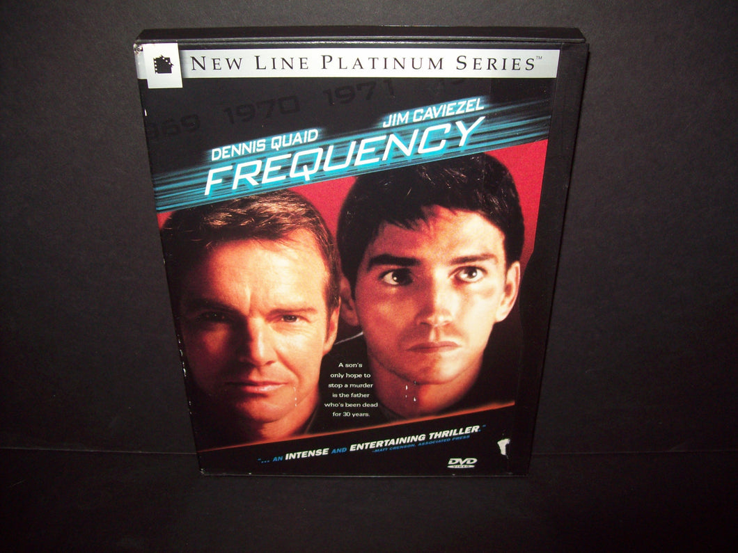 Frequency - DVD - Dennis Quaid - Jim Caviezel - NEAR MINT!