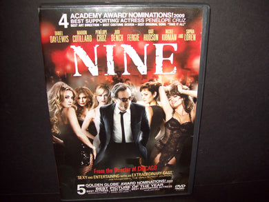 Nine - DVD - Daniel Day Lewis - Penelope Cruz - Kate Hudson - Fergie