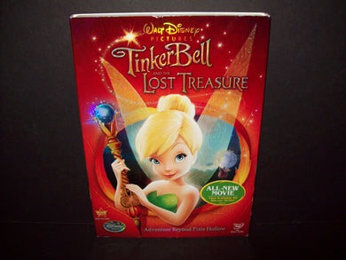 Walt Disney Tinkerbell and the Lost Treasure - DVD - Authentic USA Released DVD