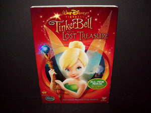 Walt Disney Tinkerbell and the Lost Treasure - DVD - Authentic USA Released DVD