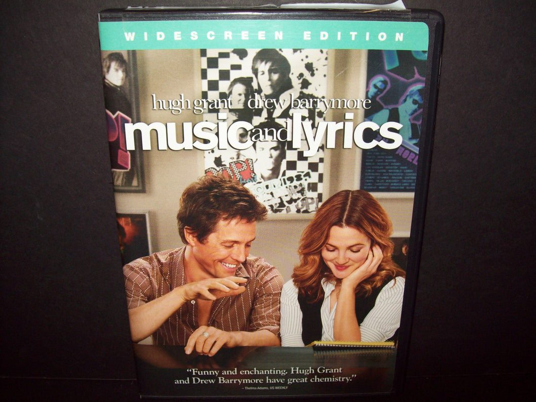 Music and Lyrics - DVD - Hugh Grant - Drew Barrymore - MINT!