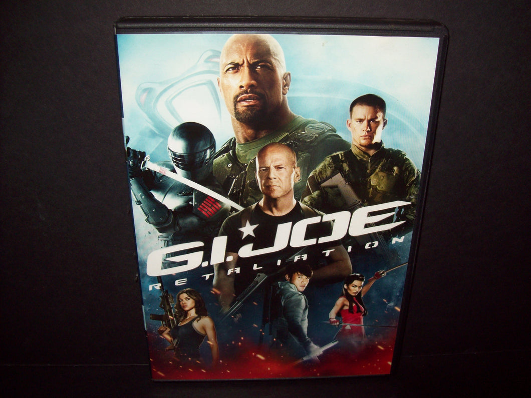 G.I. Joe Retaliation - DVD - The Rock, Bruce Willis, Channing Tatum - NEAR MINT!