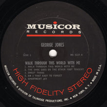 Load image into Gallery viewer, George Jones (2) : Walk Through This World With Me (LP, Album, Ter)