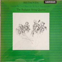 Load image into Gallery viewer, Budapest String Quartet : Quartet No. 7 in F Major, Op. 59, No. 1 "Rasoumovsky" (LP, Mono)