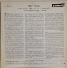 Load image into Gallery viewer, Budapest String Quartet : Quartet No. 7 in F Major, Op. 59, No. 1 "Rasoumovsky" (LP, Mono)