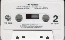 Load image into Gallery viewer, Van Halen : Van Halen II (Cass, Album)