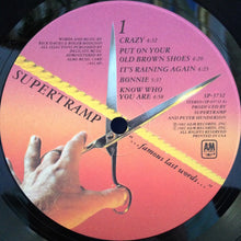 Load image into Gallery viewer, Supertramp : "...Famous Last Words..." (LP, Album, Ind)