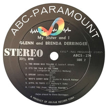 Load image into Gallery viewer, Glenn &amp; Brenda Derringer : My Sister And I (LP, Album)